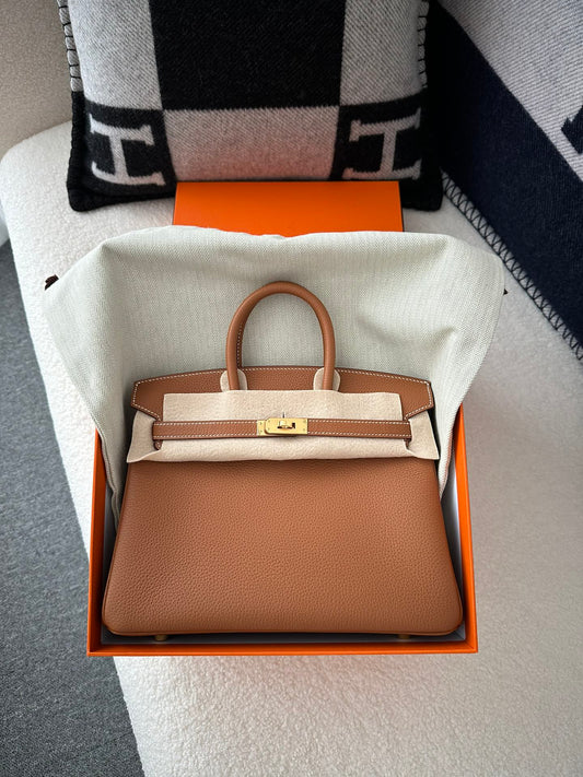 Birkin 25 togo gold hardware