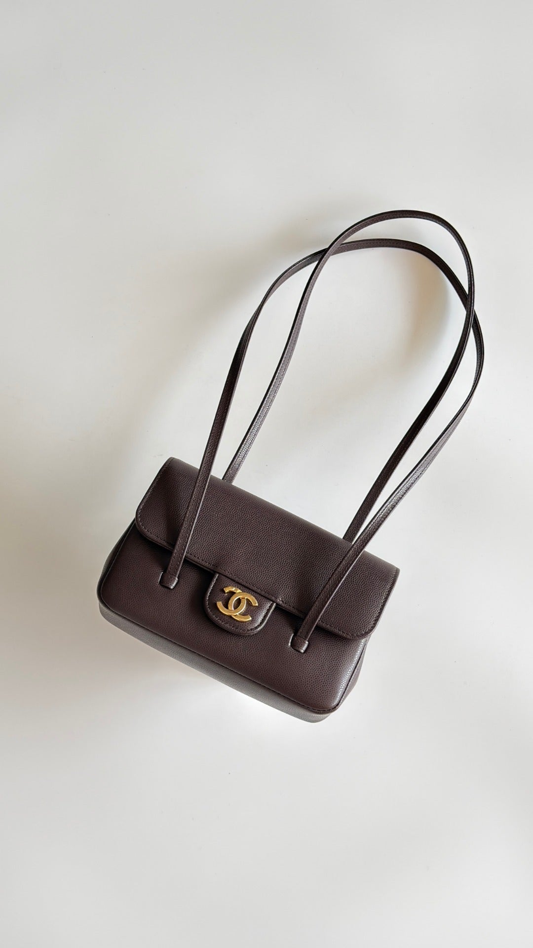 Chanel preppy brown