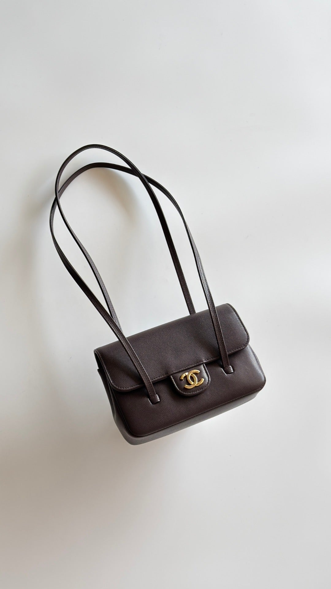 Chanel preppy brown
