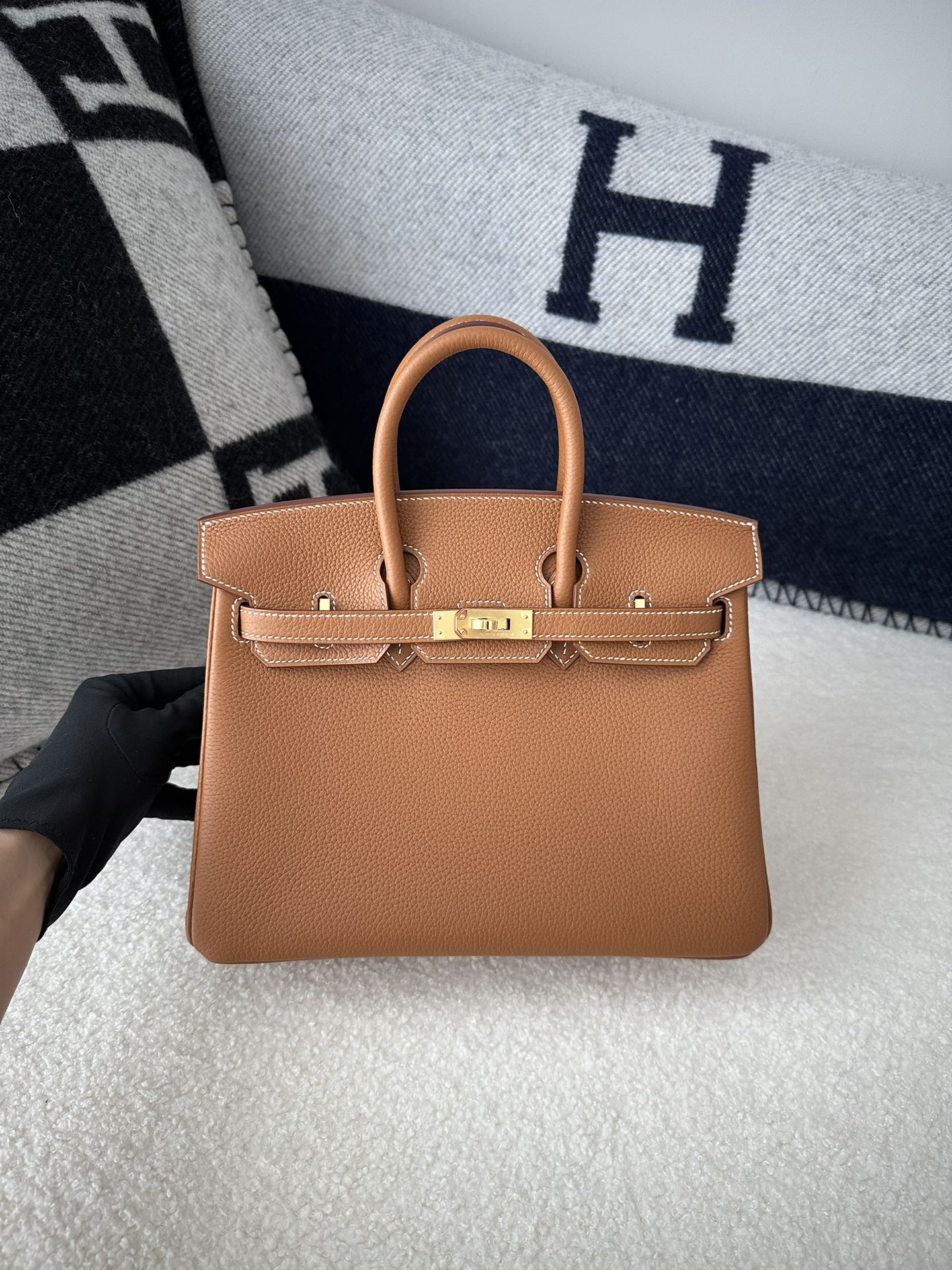 Birkin 25 togo gold hardware