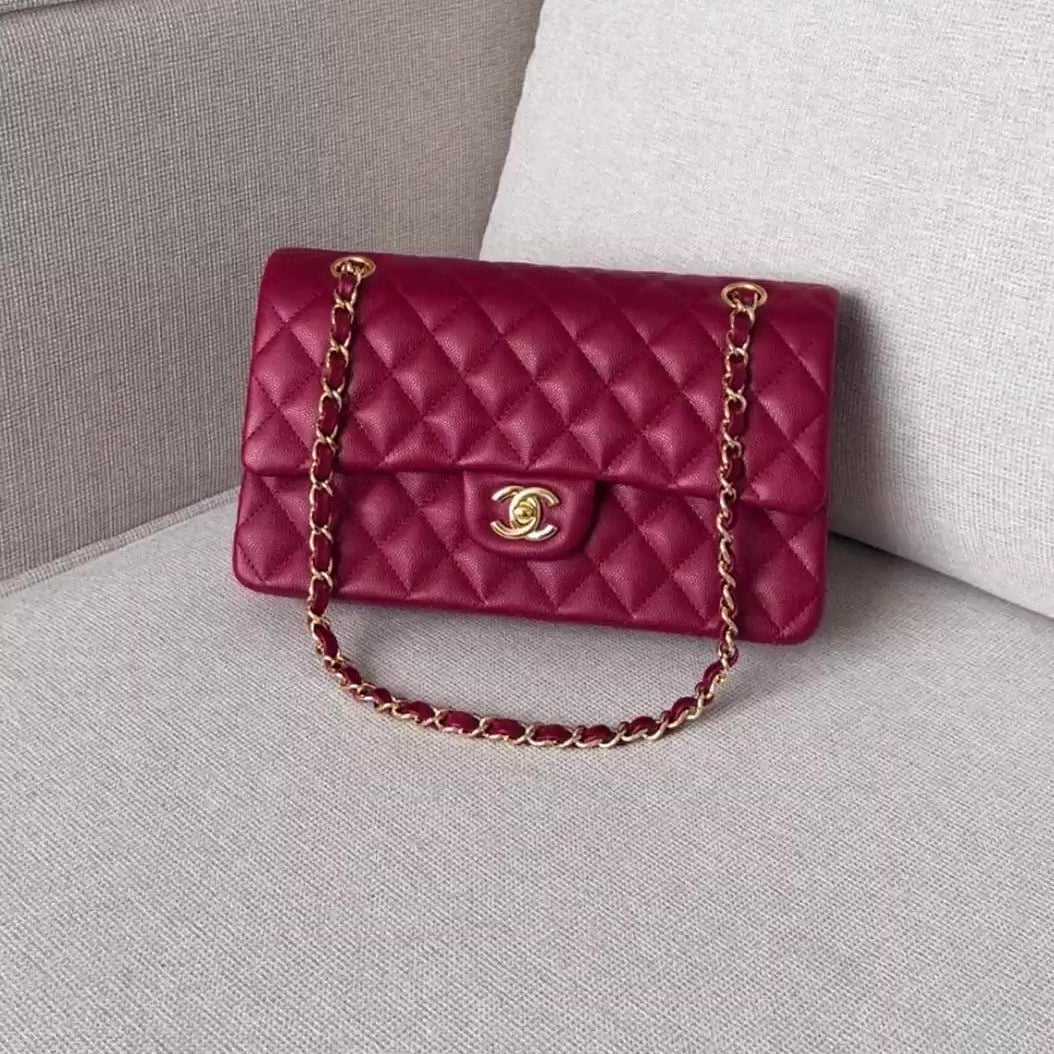 Elegant CF25 bag in burgundy