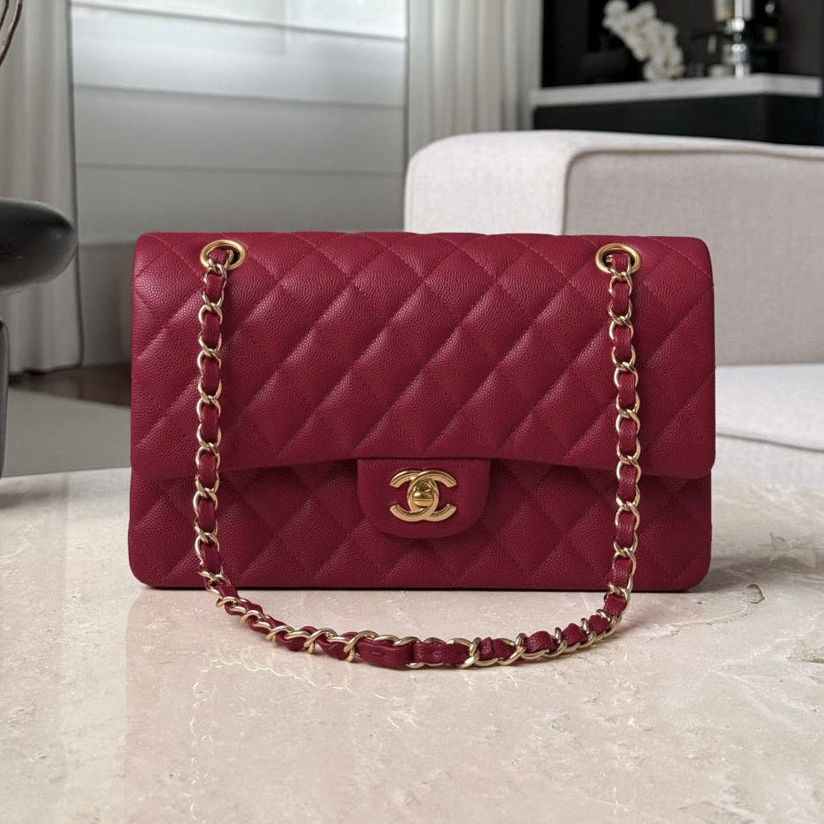 Elegant CF25 bag in burgundy